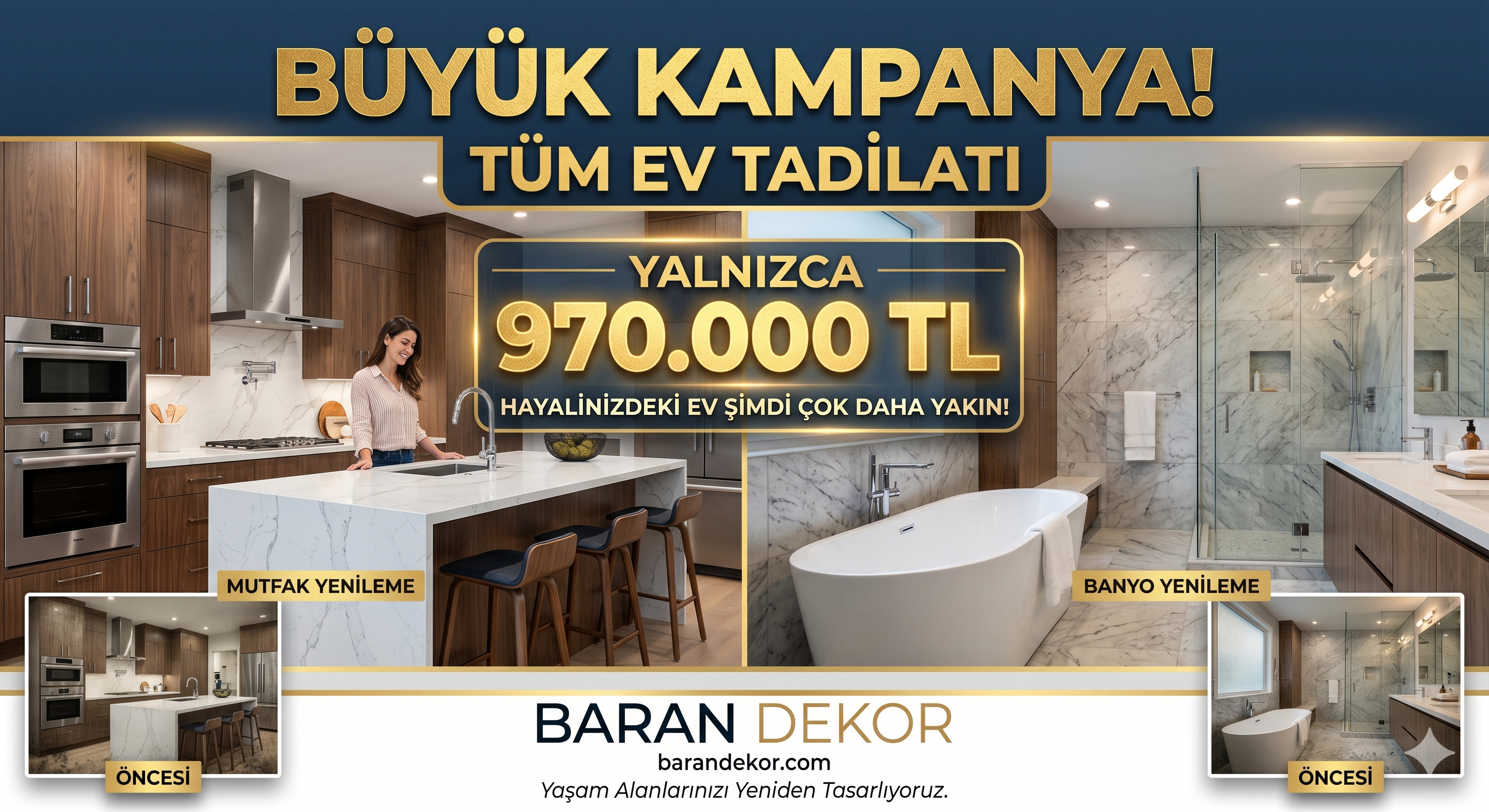 Baran Dekor: Yaşam Alanlarınızı Yeniden Tanımlıyoruz